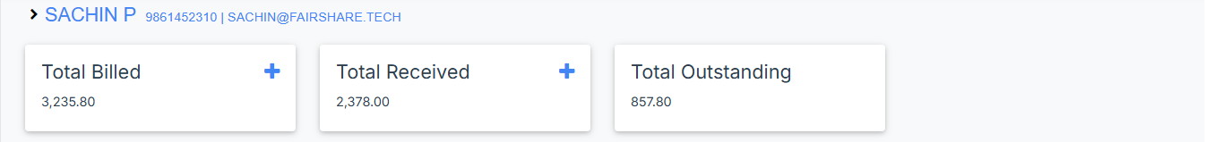 Dashboard by student